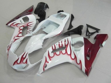Carénage Yamaha R6 98-02 - Rouge Flamme
