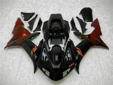 Carénages ABS Yamaha R1 02-03 - Noir