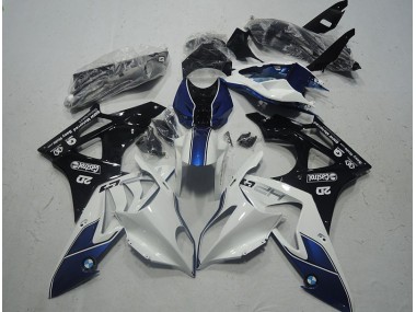 Carénages BMW S1000RR 09-14 - Blanc Bleu