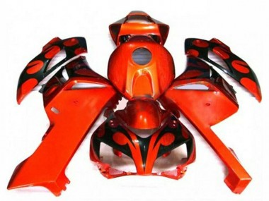 Carénages Honda CBR 1000 RR 04-05 - Orange Noir