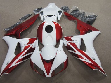 Carénages Honda CBR 1000 RR 06-07 - Rouge Blanc
