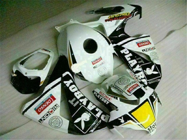 Carénages Honda CBR 1000 RR 08-11 - Blanc Noir Playboy Carénages Honda CBR 1000 RR 08-11 - Blanc Noir Playboy