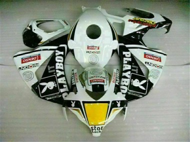 Carénages Honda CBR 1000 RR 08-11 - Blanc Noir Playboy