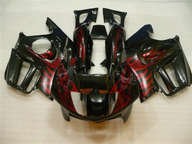 Carénages Honda CBR 600 F3 95-98 - Noir Rouge Flamme Carénages Honda CBR 600 F3 95-98 - Noir Rouge Flamme