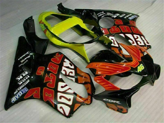 Carénages Honda CBR 600 F4i 01-03 - Orange Noir Carénages Honda CBR 600 F4i 01-03 - Orange Noir