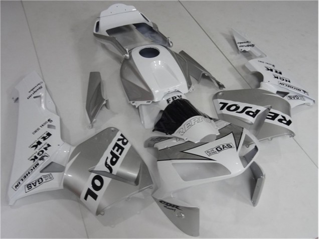 Carénages Honda CBR 600 RR 03-04 - Argent Blanc Noir Repsol Carénages Honda CBR 600 RR 03-04 - Argent Blanc Noir Repsol