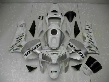 Carénages Honda CBR 600 RR 03-04 - Blanc Repsol