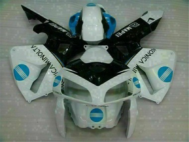 Carénages Honda CBR 600 RR 05-06 - Blanc Bleu
