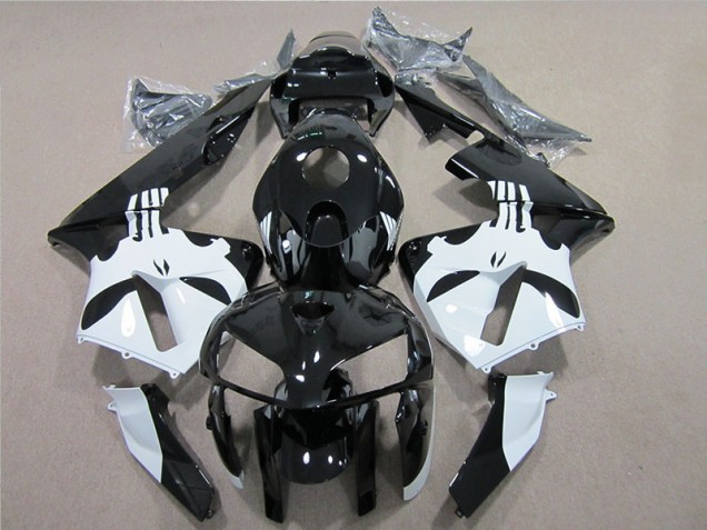 Carénages Honda CBR 600 RR 05-06 - Noir Blanc Carénages Honda CBR 600 RR 05-06 - Noir Blanc