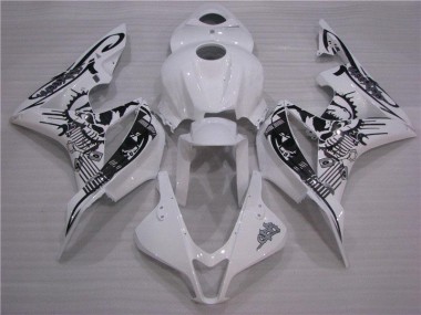Carénages Honda CBR 600 RR 07-08 - Noir Blanc