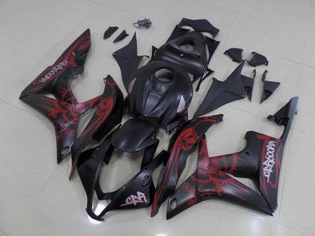 Carénages Honda CBR 600 RR 07-08 - Noir Rouge