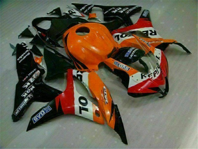 Carénages Honda CBR 600 RR 07-08 - Orange Noir Repsol Carénages Honda CBR 600 RR 07-08 - Orange Noir Repsol