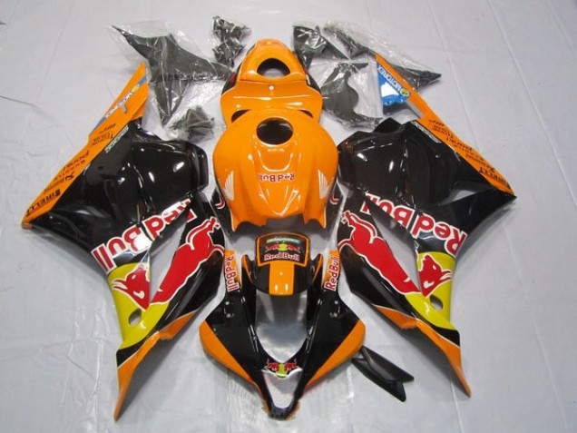 Carénages Honda CBR 600 RR 09-12 - Noir Orange Red Bull Carénages Honda CBR 600 RR 09-12 - Noir Orange Red Bull