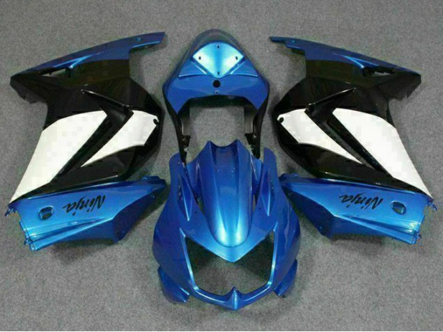 Carénages Kawasaki EX250 08-12 - Bleu Blanc Noir Ninja Carénages Kawasaki EX250 08-12 - Bleu Blanc Noir Ninja