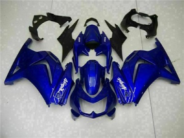 Carénages Kawasaki EX250 08-12 - Bleu Noir Blanc Ninja