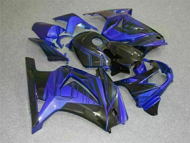 Carénages Kawasaki EX250 08-12 - Noir Bleu Carénages Kawasaki EX250 08-12 - Noir Bleu