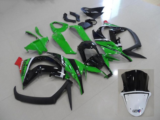 Carénages Kawasaki ZX10R 11-15 - Vert et Noir Carénages Kawasaki ZX10R 11-15 - Vert et Noir