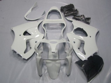 Carénages Kawasaki ZX6R 00-02 - Blanc