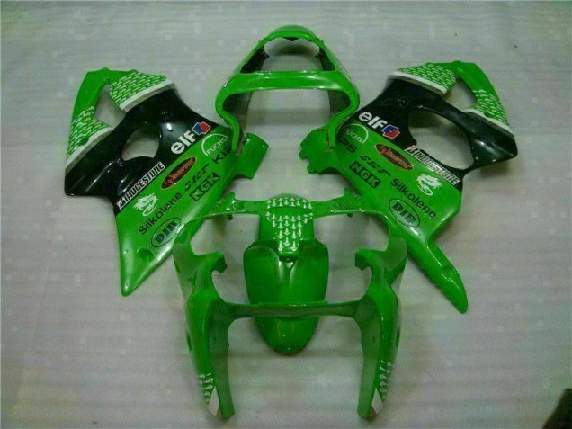 Carénages Kawasaki ZX6R 00-02 - Vert Noir Carénages Kawasaki ZX6R 00-02 - Vert Noir