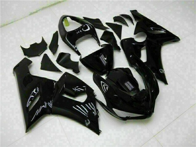 Carénages Kawasaki ZX6R 05-06 - Noir Brillant Carénages Kawasaki ZX6R 05-06 - Noir Brillant