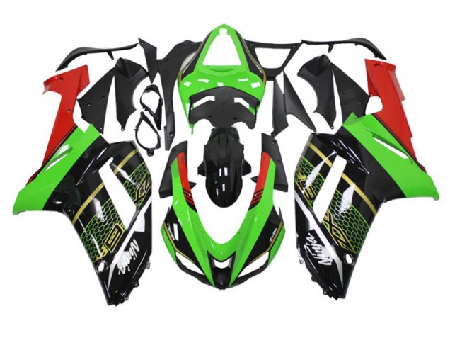 Carénages Kawasaki ZX6R 07-08 - Vert Noir Carénages Kawasaki ZX6R 07-08 - Vert Noir