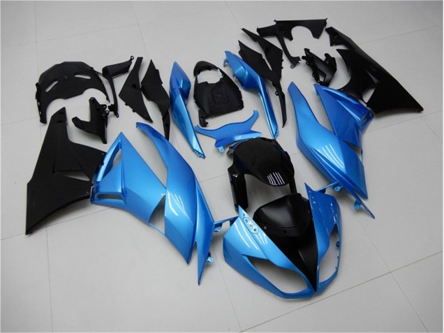 Carénages Kawasaki ZX6R 09-12 - Bleu Noir Carénages Kawasaki ZX6R 09-12 - Bleu Noir