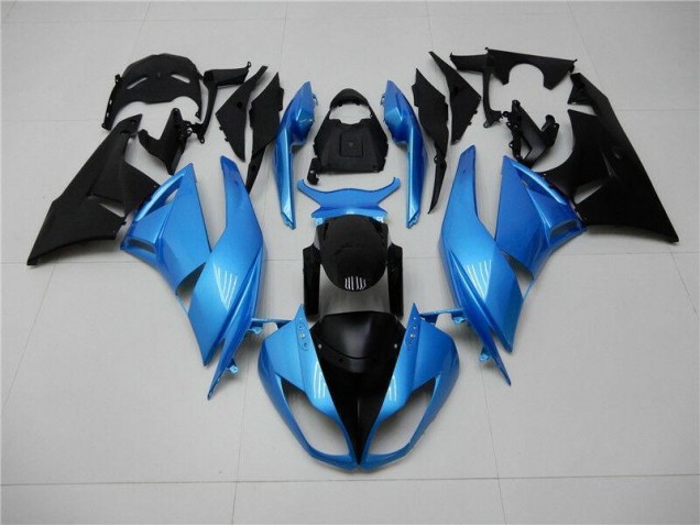 Carénages Kawasaki ZX6R 09-12 - Bleu Noir Carénages Kawasaki ZX6R 09-12 - Bleu Noir