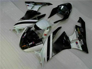Carénages Kawasaki ZX6R 09-12 - Noir Blanc 3M Touch4