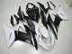 Carénages Kawasaki ZX6R 13-18 - Blanc Noir Carénages Kawasaki ZX6R 13-18 - Blanc Noir