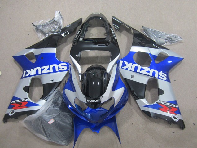 Carénages Suzuki GSXR 1000 K1 00-02 - Bleu Blanc Décalque Carénages Suzuki GSXR 1000 K1 00-02 - Bleu Blanc Décalque