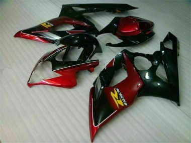 Carénages Suzuki GSXR 1000 K5 05-06 - Rouge Noir