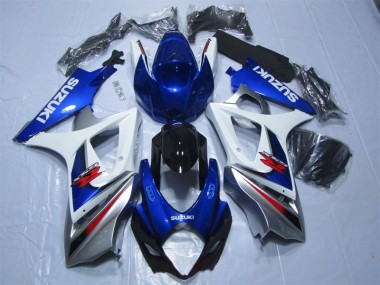 Carénages Suzuki GSXR 1000 K7 07-08 - Bleu Blanc