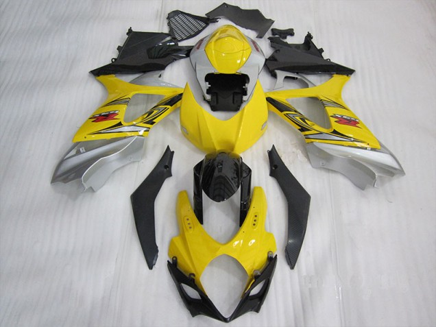 Carénages Suzuki GSXR 1000 K7 07-08 - Jaune Noir Carénages Suzuki GSXR 1000 K7 07-08 - Jaune Noir