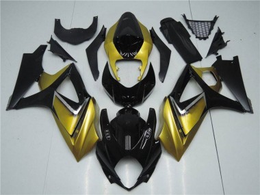 Carénages Suzuki GSXR 1000 K7 07-08 - Or Noir