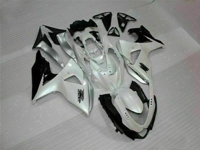 Carénages Suzuki GSXR 1000 K9 09-16 - Blanc Noir Carénages Suzuki GSXR 1000 K9 09-16 - Blanc Noir