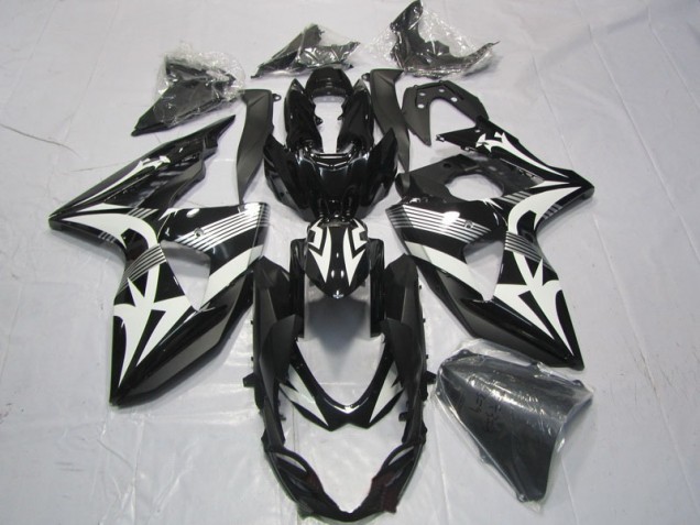 Carénages Suzuki GSXR 1000 K9 09-16 - Noir Blanc Carénages Suzuki GSXR 1000 K9 09-16 - Noir Blanc