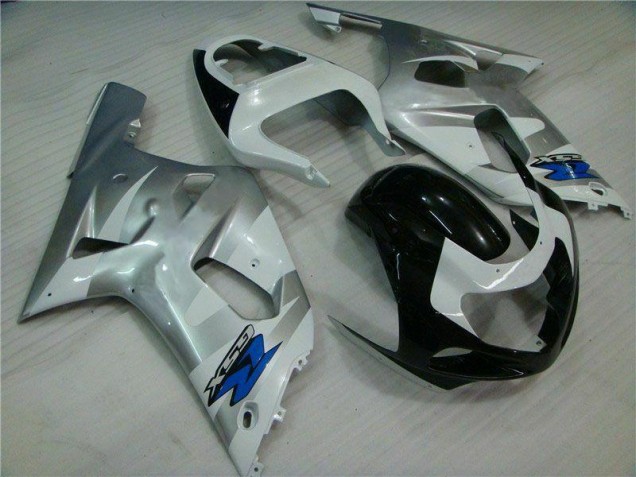 Carénages Suzuki GSXR 600 / 750 K1 K2 K3 01-03 - Argent Noir Carénages Suzuki GSXR 600 / 750 K1 K2 K3 01-03 - Argent Noir