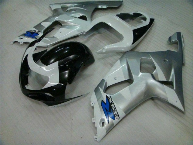 Carénages Suzuki GSXR 600 / 750 K1 K2 K3 01-03 - Argent Noir Carénages Suzuki GSXR 600 / 750 K1 K2 K3 01-03 - Argent Noir
