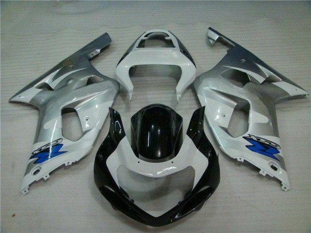 Carénages Suzuki GSXR 600 / 750 K1 K2 K3 01-03 - Argent Noir Carénages Suzuki GSXR 600 / 750 K1 K2 K3 01-03 - Argent Noir