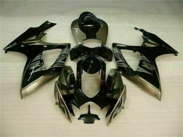 Carénages Suzuki GSXR 600 / 750 K6 06-07 - Noir Gris Carénages Suzuki GSXR 600 / 750 K6 06-07 - Noir Gris