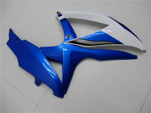 Carénages Suzuki GSXR 600 / 750 K8 08-10 - Blanc Bleu Carénages Suzuki GSXR 600 / 750 K8 08-10 - Blanc Bleu