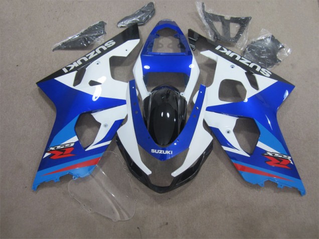 Carénages Suzuki GSXR 600 K4 04-05 - Bleu Blanc Carénages Suzuki GSXR 600 K4 04-05 - Bleu Blanc