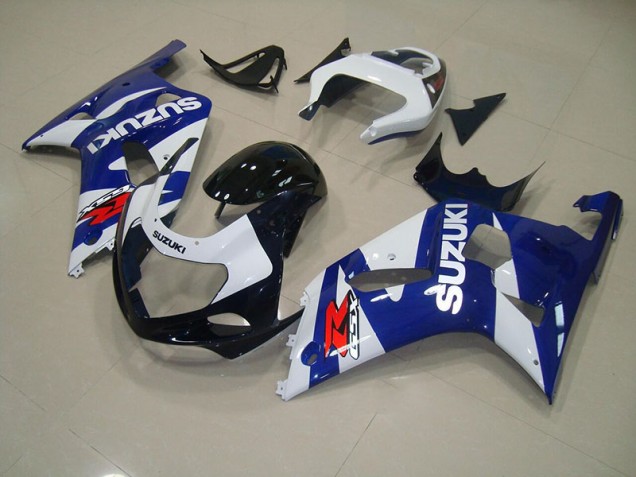 Carénages Suzuki GSXR 750 K1 K2 K3 01-03 - Bleu Blanc Carénages Suzuki GSXR 750 K1 K2 K3 01-03 - Bleu Blanc