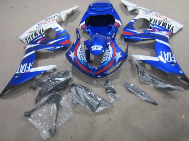 Carénages Yamaha R1 02-03 - Bleu Blanc Motul Fiat