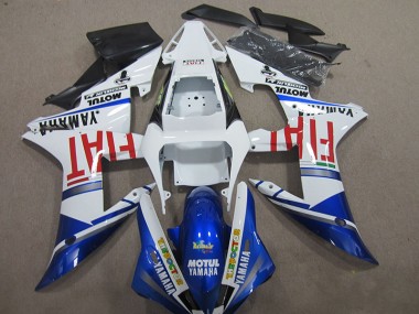 Carénages Yamaha R1 04-06 - Bleu Blanc Motul Fiat