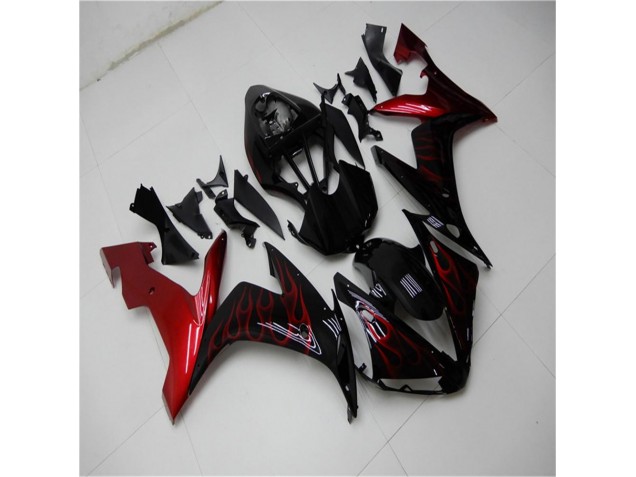 Carénages Yamaha R1 04-06 - Rouge Noir Carénages Yamaha R1 04-06 - Rouge Noir