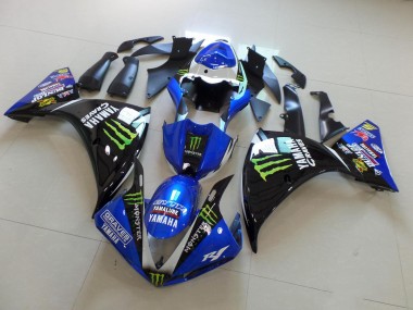 Carénages Yamaha R1 09-11 - Bleu Noir Monster