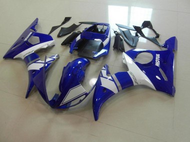Carénages Yamaha R6 03-05 - Bleu Blanc
