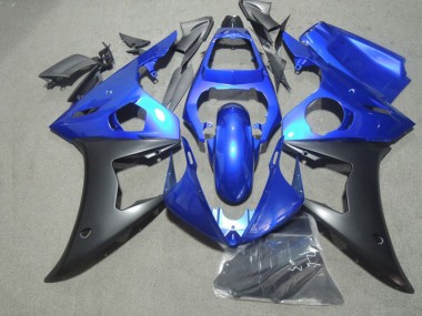 Carénages Yamaha R6 03-05 - Bleu Noir