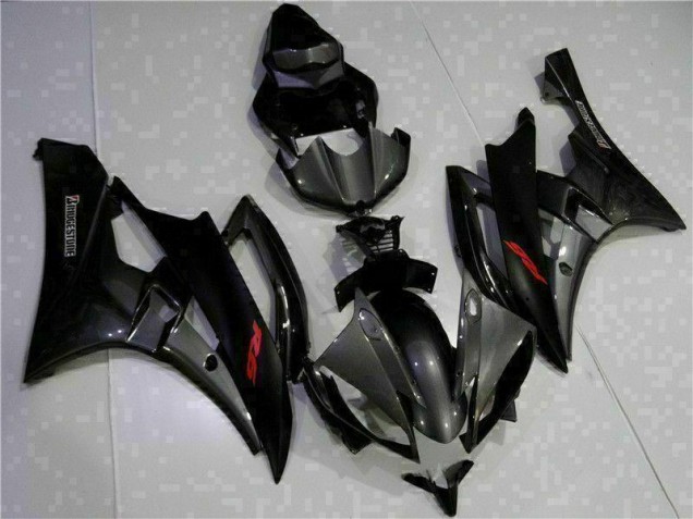 Carénages Yamaha R6 06-07 - Gris Noir Carénages Yamaha R6 06-07 - Gris Noir